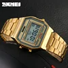 New Business Men Retro watch waterproof electronic watch fashion personality's watch thin strip relogio masculino digital SKMEI ► Photo 2/6