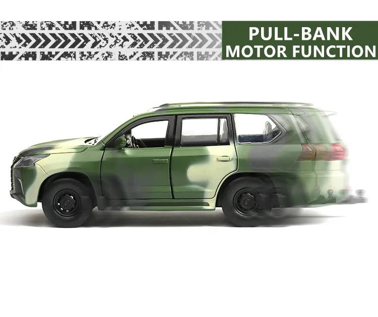 1:32 Lexus lx570 грязная версия, светильник, ремень, оттягивающий назад, модель автомобиля из сплава, модель автомобиля, украшение, коллекция игрушек