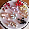 10Pcs/Lot Colorful Satin Cloth Button Wedding Dress Back Coat Shirt Diy Clothes Dress Decoration 3