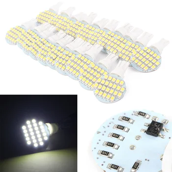 

20Pcs Car T10/921/194 Super White RV Trailer Landscaping 24SMD Interior LED Light Bulb Replacement Lighting Bulbs DC 12V