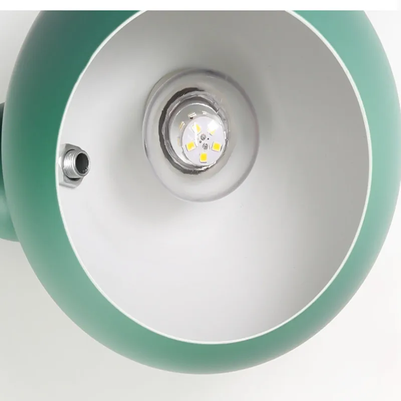 Креативный деревянный настенный светильник с Микки Маусом скандинавский