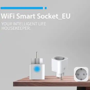 

Mini Standard Smart Plug Wifi Smart Socket EU Plug Smart Socket Outlet Works with Alexa Control for Google Home