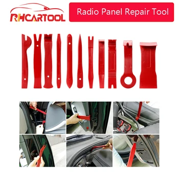

Car accessories 28pcs Hard Plastic Car Radio Panel Interior Door Clip Panel Trim Dashboard Removal Set DIY Car Repair Tool Kit