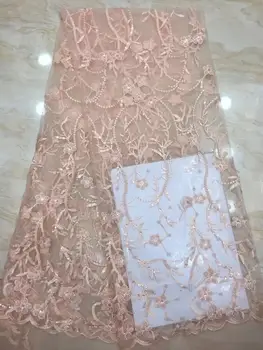 

African lace fabric 2019 high quality Embroidered lace fabric Wholesale french tulle lace fabric for african dress