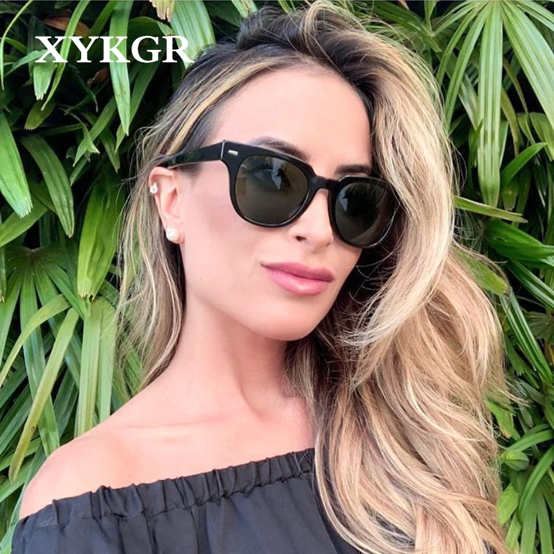 XYKGR2020 Новые солнцезащитные очки кошачий глаз женские трендовые брендовые дизайнерские черные очки UV400 пара универсальные солнечные очки