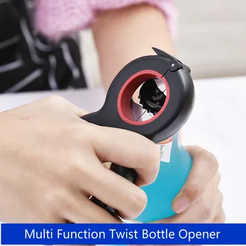 

6in1 Outdoor Tools Camping equipment Multi Function Twist Bottle Opener Jar Gripper Can Wine Beer Lid Twist Off Jar Opener Claw