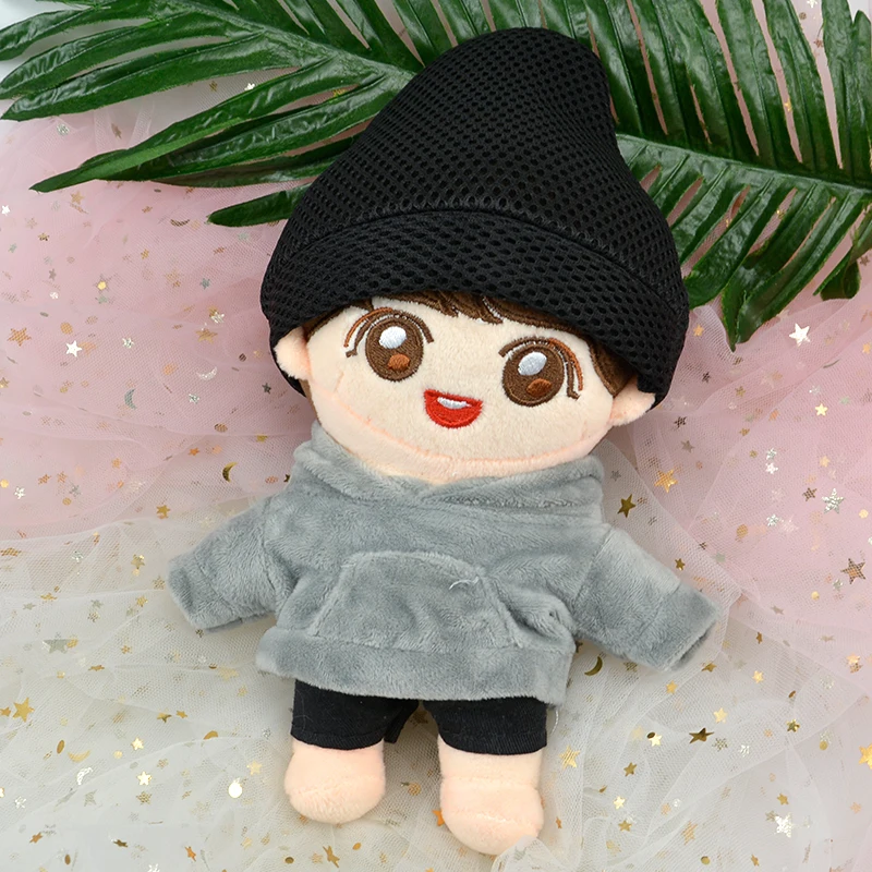Корейские Kawaii Плюшевые куклы, игрушки, Мультяшные мягкие куклы с одеждой, PP хлопок, милые мягкие куклы, коллекция фанатов, Подарочные игрушки для детей, подарки