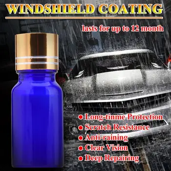 

10ML Car Liquid Ceramic Coat Hydrophobic Glass Coating Motocycle Paint Care Anti-scratch Auto Detailing Glasscoat Car Polish