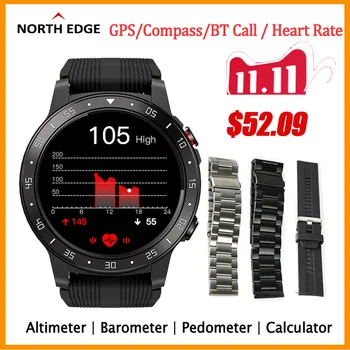 

2020 Original North EDGE GPS Smart Watch Men Compass Heart Rate Sports Watch Alarm Altitude Sleep Monitor Cross Fit 2 Smartwatch