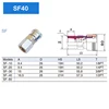 Pneumatic fitting PP40 SP40 PF40 SF40 PH40 SH40 PM40 SM40 C type Quick connector Compressor air connector ► Photo 3/6