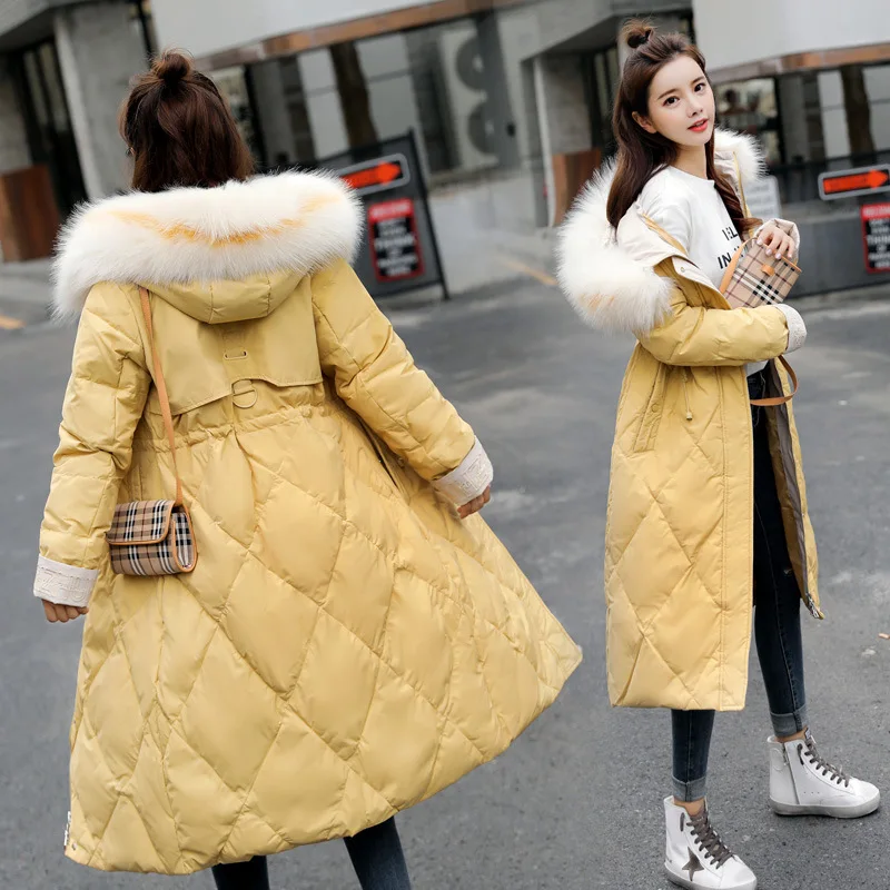 

Down Jacket Cotton-padded Clothes Women's Mid-length 2019 Winter New Style Korean-style Loose Thick Cotton-padded Clothes over-t
