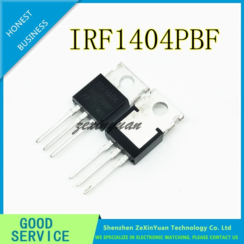 50 шт./лот IRF1404PBF IRF1404 162A/40V TO220 полевого транзистора