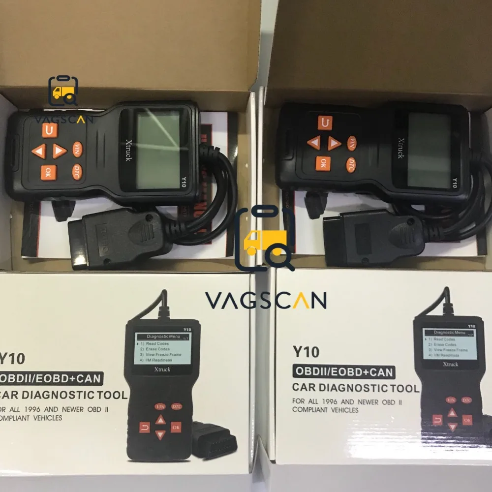 Автомобильный считыватель кодов OBD2 Xtruck Y10 универсальный диагностический сканер инструмент автомобильный диагностический сканер OBDii код двигателя читатель Creader