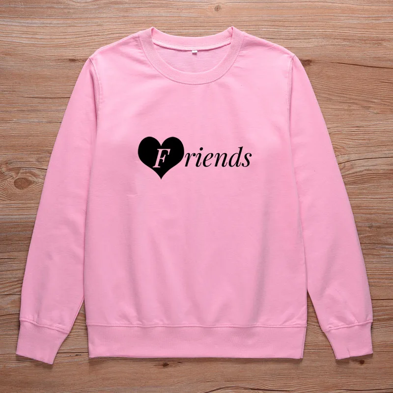 ONSEME Best Frieds Forever Print Harajuku Толстовка для женщин 80s 90s свитшот в стиле грандж лучшие друзья соответствующие BFF Friend Топы S-31