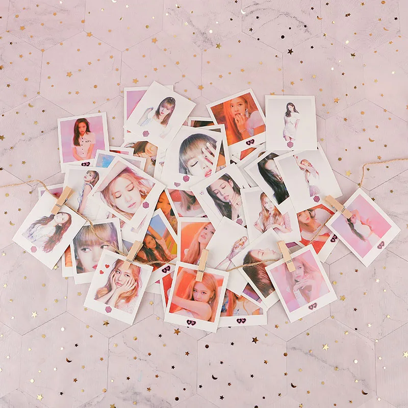 40 шт./компл. Корейский KPOP BTS для девочек фотоальбом карты ПВХ карты самодельные ЛОМО карта Фотокарта