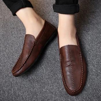 

of 2019 male spring a pedal male han edition personality lazy soft bottom shoes small recreational leather shoes.