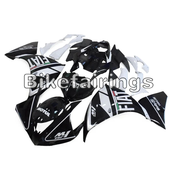 ABS Пластик полный комплект обтекателя Для Yamaha YZF1000 R1 2009 2010 2011 YZF R1 09 10 11 впрыска покрышки для мотоциклов блеск для губ черный, белый цвет