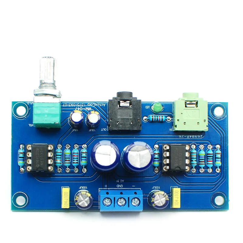 47 Earphone Amplifier 2 Channel Headphone Amplifier 47 Amplifier Dc Double Power Version Finished Product 