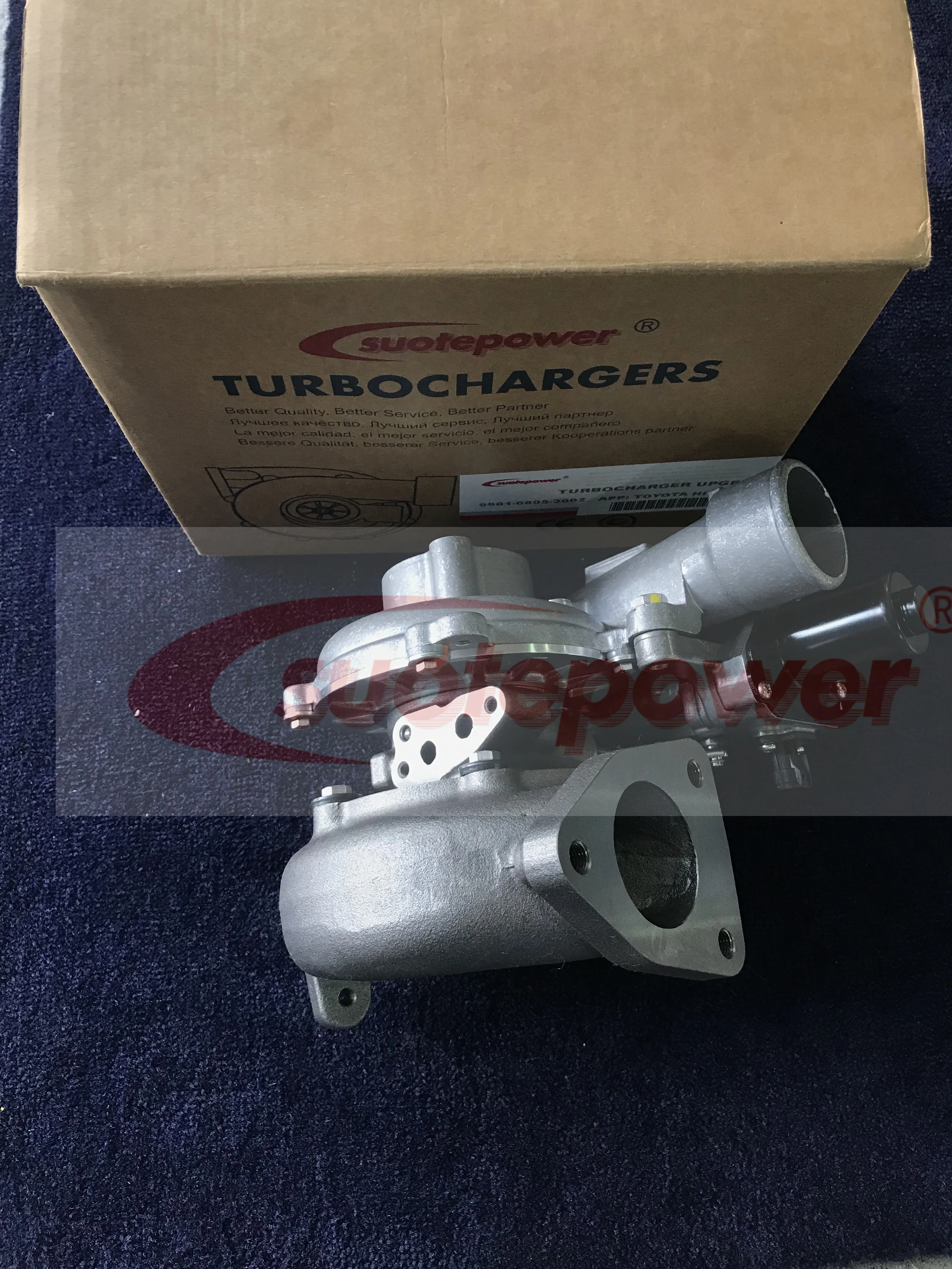 Suotepower Турбокомпрессор CT16V 17201-0L041 для Toyota VIGO3.0 VN двигатель 1KD