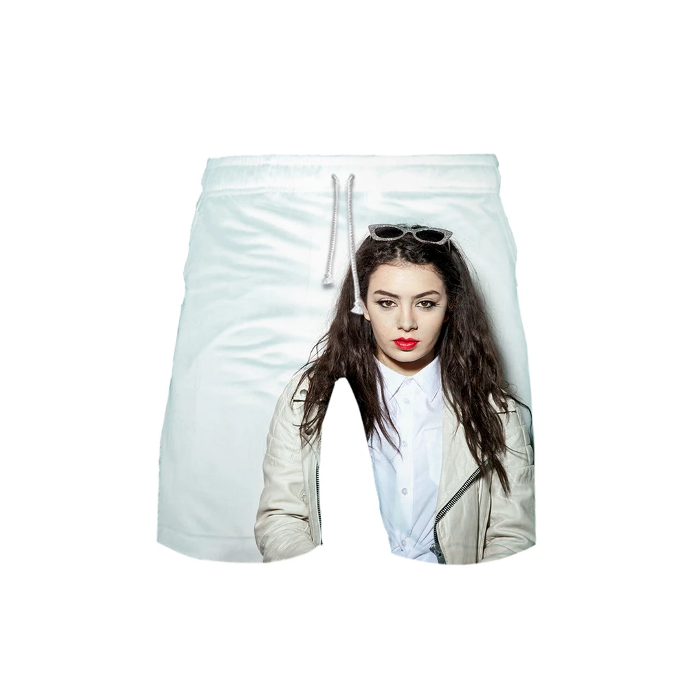 Женские 3D Шарли XCX темплар 3D пляжные шорты Плавки 2019 летние быстросохнущие пляжные шорты Charli XCX женские шорты в стиле хип-хоп