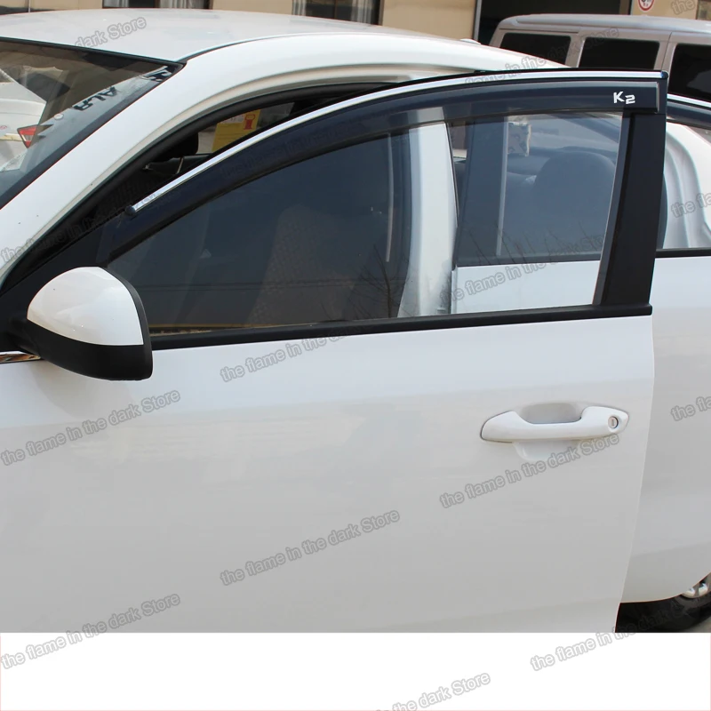 Lsrtw2017 акриловое окно автомобиля дождевой щит для kia rio 2017 2018 2019 k2|Лепнина