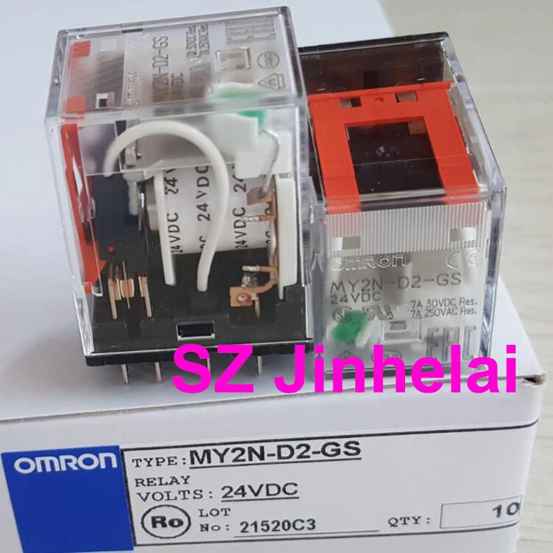 OMRON RELAY W/ BASE MY2N-D2 24VDC OMRON RELAY W/ BASE MY2N-D2 24VDC
