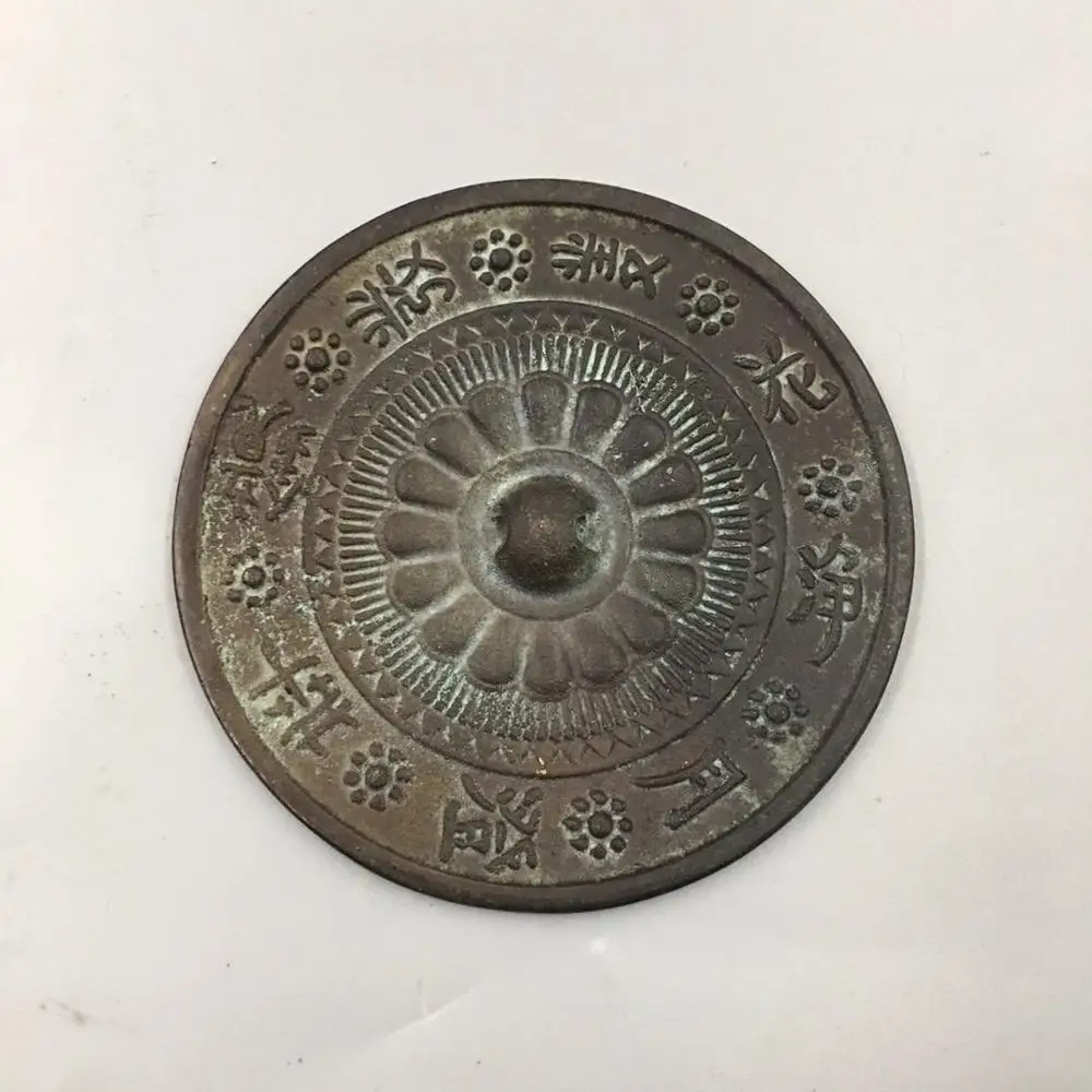Chinese ancient Flower, moon Bronze mirror decoration mirror Home decoration metal crafts 2