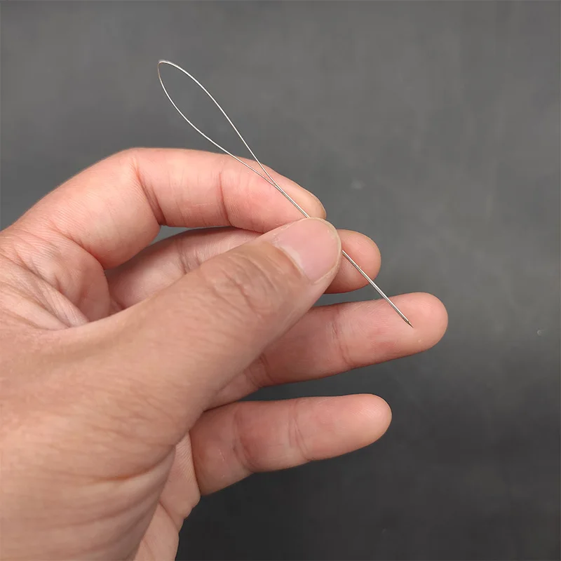 wig-Silk-top-injection-needle wig accessories loop-needles for inject hair on silk top 5pcs/Lot lace wig needles