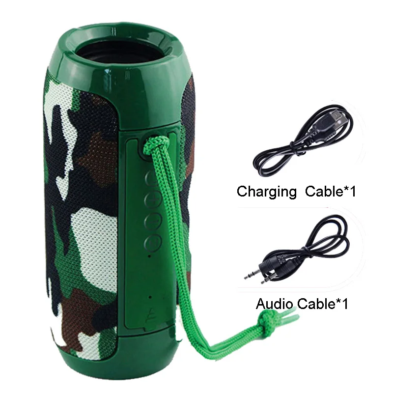 Camouflage TG Bluetooth бас динамик Портативный Открытый Спорт громкий динамик беспроводной мини Колонка музыкальный плеер Поддержка TF карты Hi-Fi коробки - Цвет: Camouflage