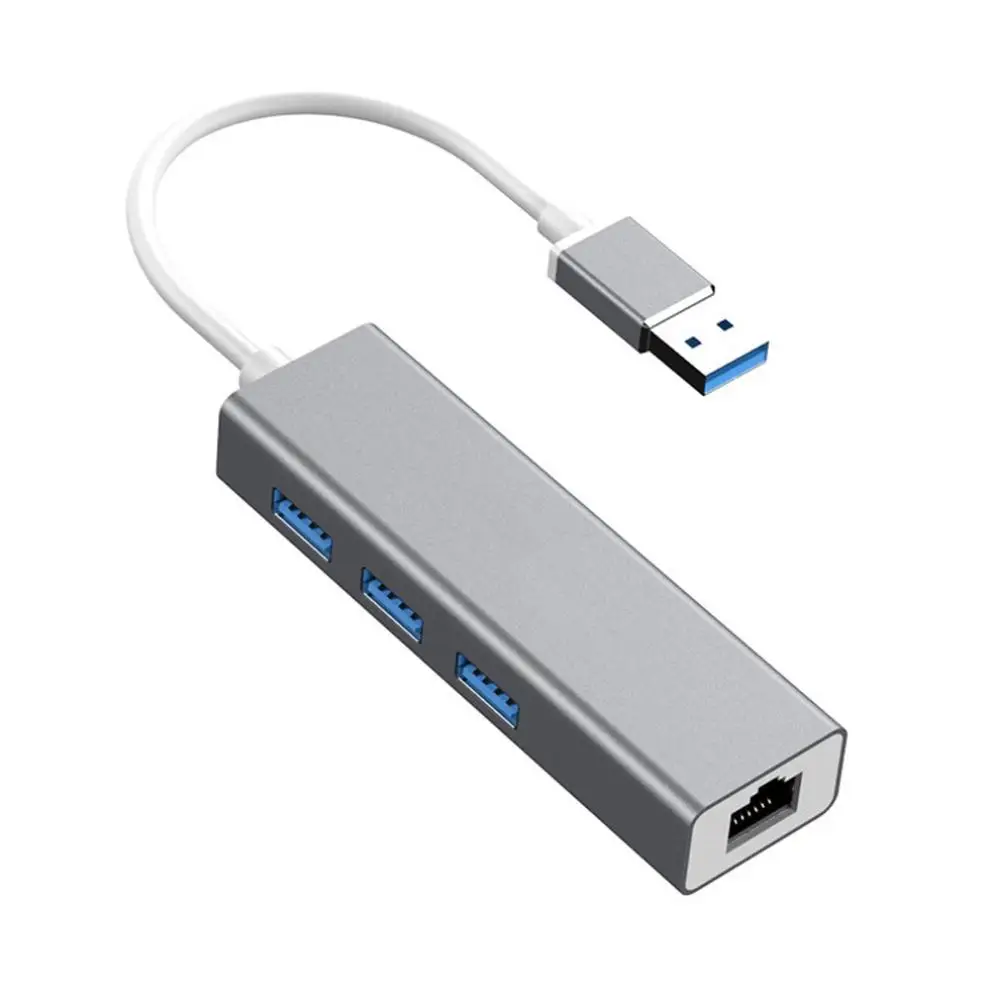 Usb к Rj45 100m сетевая карта Расширенный Usb 3,0 концентратор Usb Проводная сетевая карта корпус из алюминиевого сплава концентратор