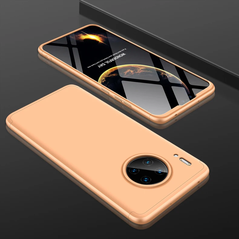 Жесткий чехол 3 в 1 для huawei mate 30, матовая броня, гибридная защитная задняя крышка для телефона huawei mate 30 5G 360, полное покрытие 6,62 дюймов