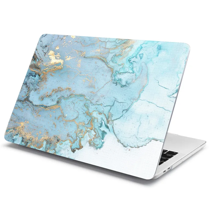 J194 Мраморный чехол для MacBook Pro Air 13 15 дюймов touch bar A2159 A1932 A1706 A1990 жесткий чехол с бесплатным подарком - Цвет: J194