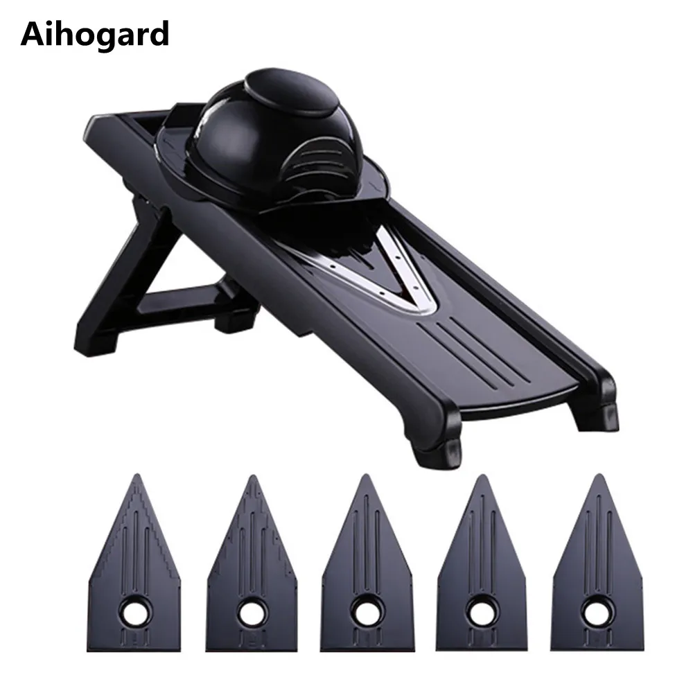 

New 5 In 1 Vegetable Slicer Lemon Potato Chip Cutter Carrot Shredder V-shaped Multifunctional Food Fruit Vegetable Tools Gadgets