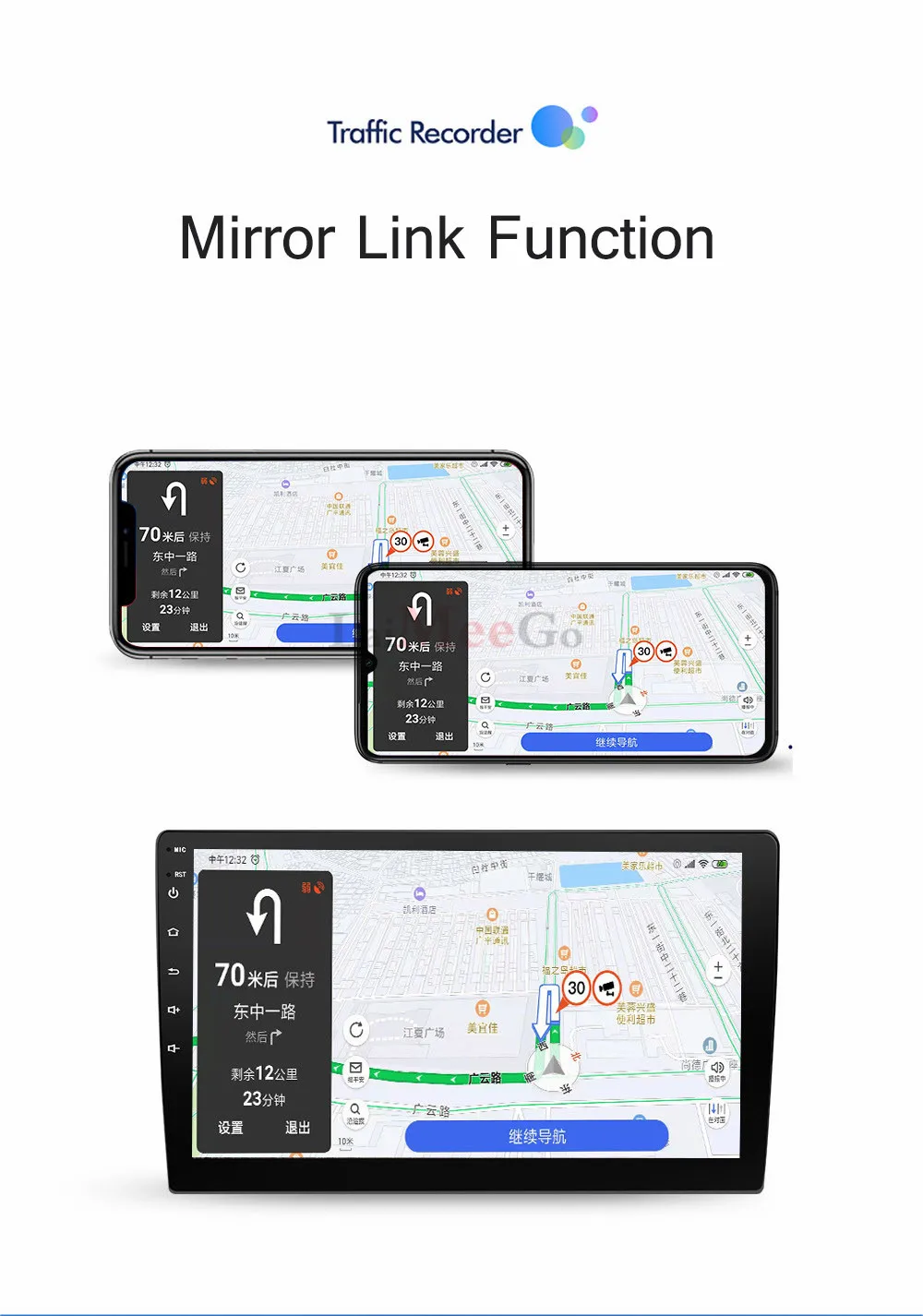 9 Inch Car HD Touch Screen Bluetooth Android Stereo Player 2 Din Radio GPS Navigation Mirror link  MP5 Android 8.1 Support WIFi (20)