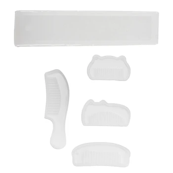 

2 pcs Rectangle Silicone Bookmark Mold, DIY Bookmark Mould & 4 pcs Comb Series Art Silicone Mold