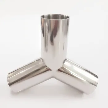 

19mm-89mm Pipe OD Butt Welding Y Shaped 3 Way SUS 304 Stainless Steel Sanitary Fitting Spliter Homebrew Beer Wine