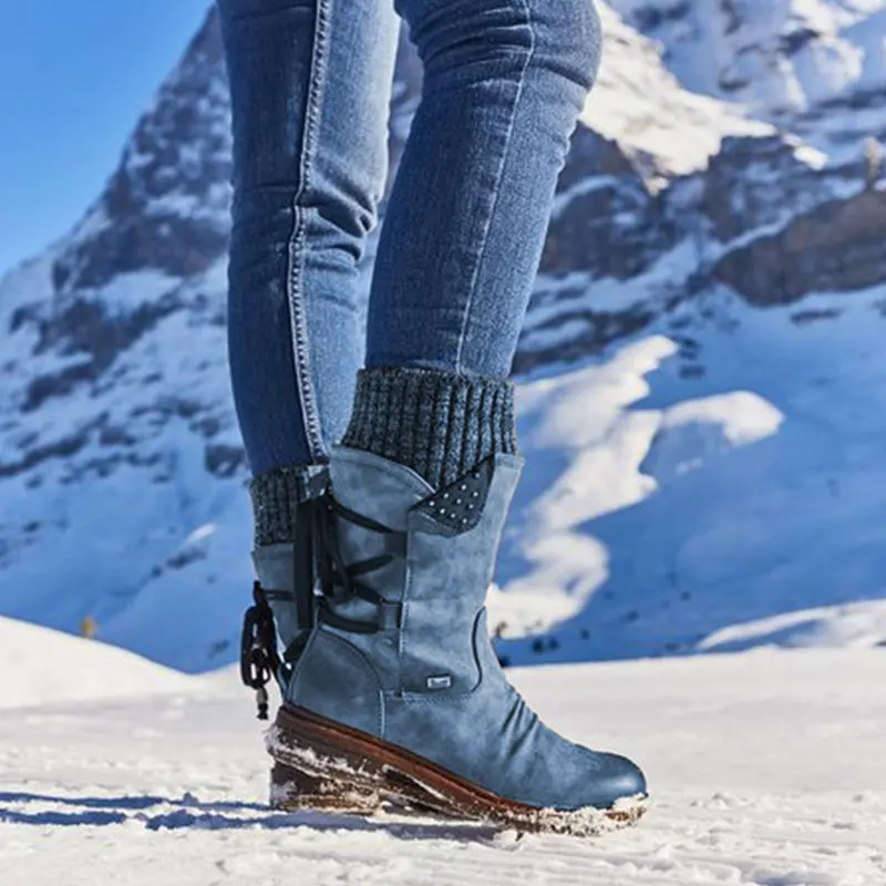 2019 sapatos femininos de inverno meados de