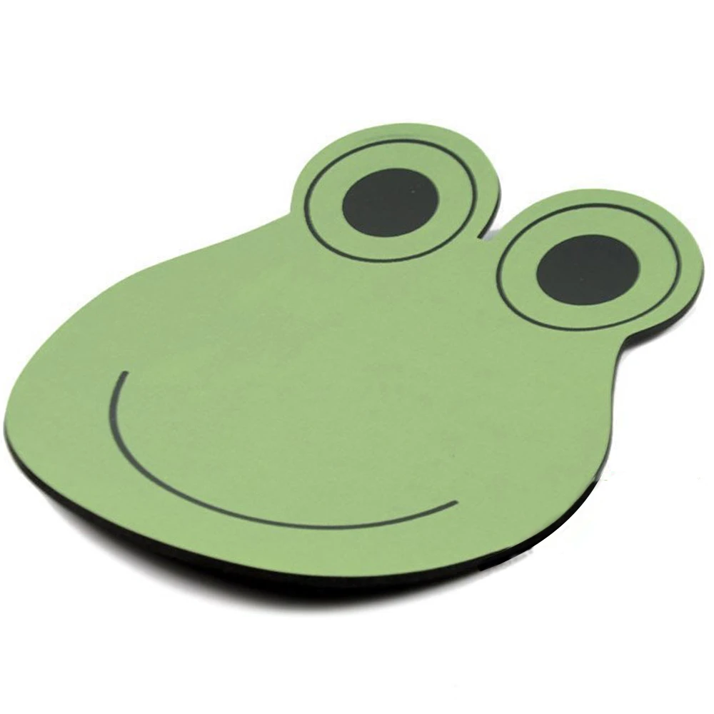 Forg mousepad Мини мультфильм лягушка оптическая мышь с коврик для мыши проводной Тигр милый маленький подарок для детей Mause pad USB 1600 dpi Компьютерные Мыши для портативных ПК - Цвет: Forg mousepad