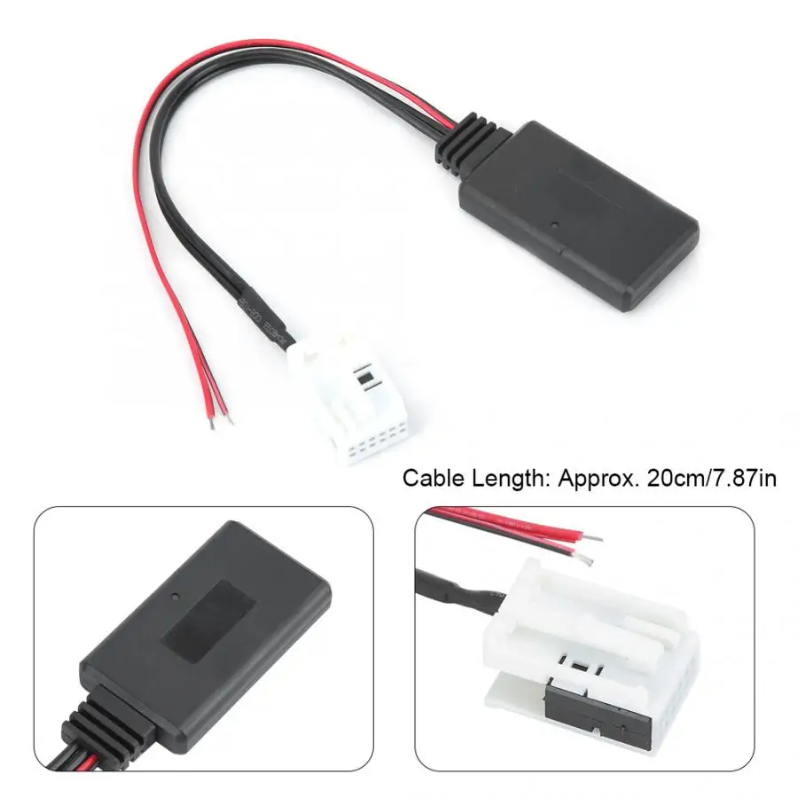 Автомобильный Радио AUX адаптер Bluetooth MP3 Aux In кабель подходит для VW RCD110 RCD210 RCD310 RCD510