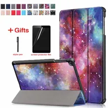 Ультра тонкий кожаный магнитный смарт-чехол с откидной крышкой для samsung Galaxy Tab A 10,1 T510 T515 SM-T510 SM-T515