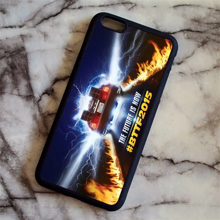 KETAOTAO Назад в будущее чехлы для телефонов с принтом для iPhone 4S 5C SE 5 5S 6 6S 7 8 Plus XR XS Max Чехол Мягкий ТПУ резиновый силиконовый - Цвет: Цвет: желтый