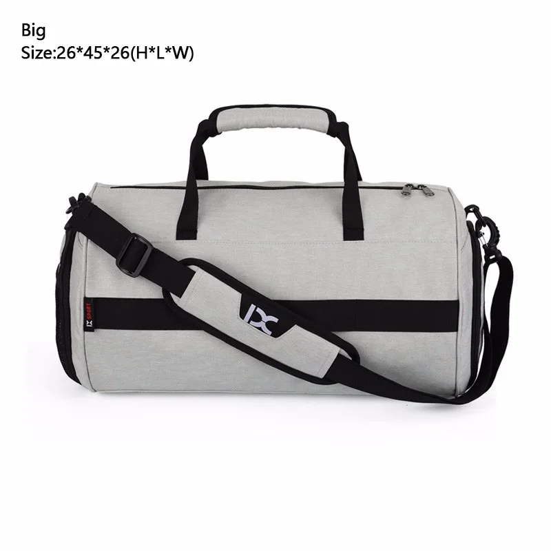 Спортивная сумка Tassen для тренировок Tas fitness Reizen Sac De Sport для занятий спортом на открытом воздухе Schoenen Vrouwen Droog Nat handtas Yoga - Цвет: Gray L