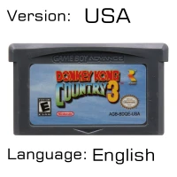 32 бит видеоигры картридж Консоли Карты для nintendo GBA Donke Kong страна английский язык издание - Цвет: Country 3 USA
