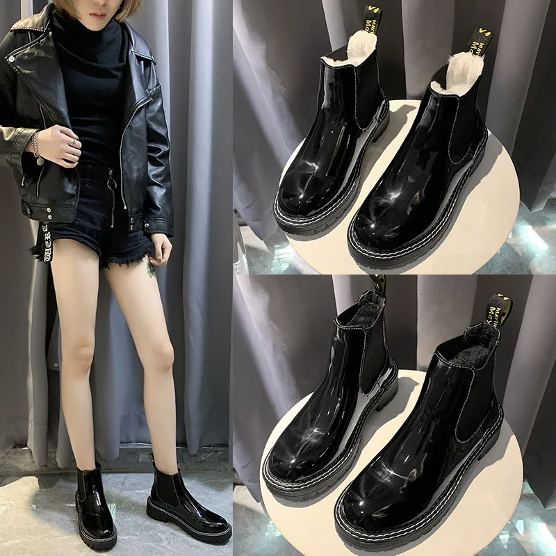 2019 г. новая обувь женские ботинки черные ботильоны пикантные осенне-зимние