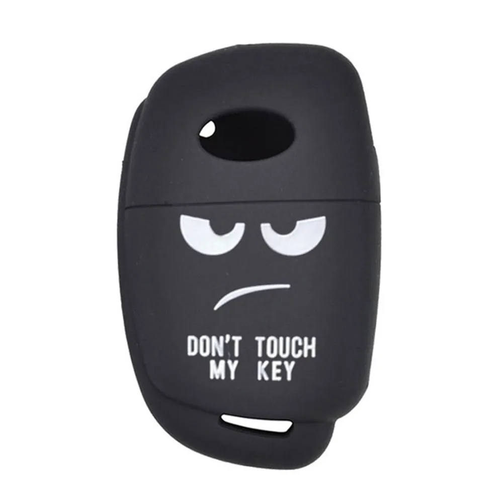 3 Buttons Remote Key Case For Hyundai Creta I20 Tucson Elantra Santa fe Silicone key Fob Shell Cover