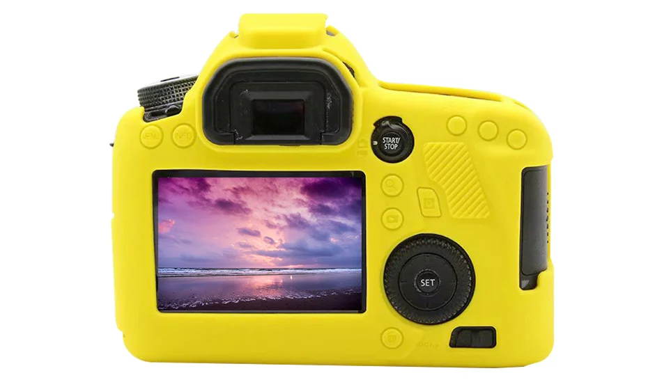 TENENELE сумки для камеры для Canon EOS 6D Мягкий силиконовый чехол красочная резиновая крышка сумка для Canon eos 6 D Защита тела аксессуары