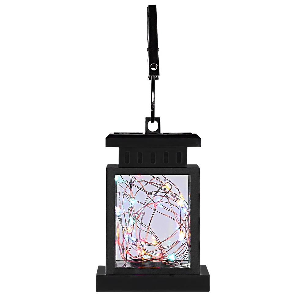 Звездсветильник гирлянда на солнечной батарее медный провод лампа фонарь