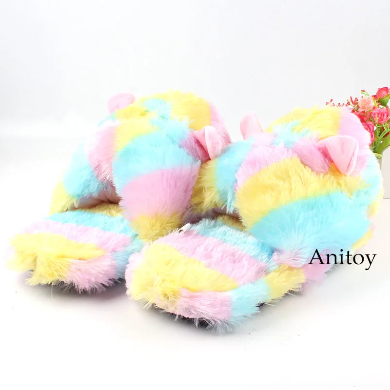 Трава грязи лошадь плюшевая Alpacasso игрушки куклы; домашние зимние Милые плюшевые тапочки для детей Для женщин Для мужчин мягкие игрушки подарок 28 см