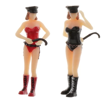 

1:64 Figure Doll Sexy Girl Model for Siku Fire-wheel