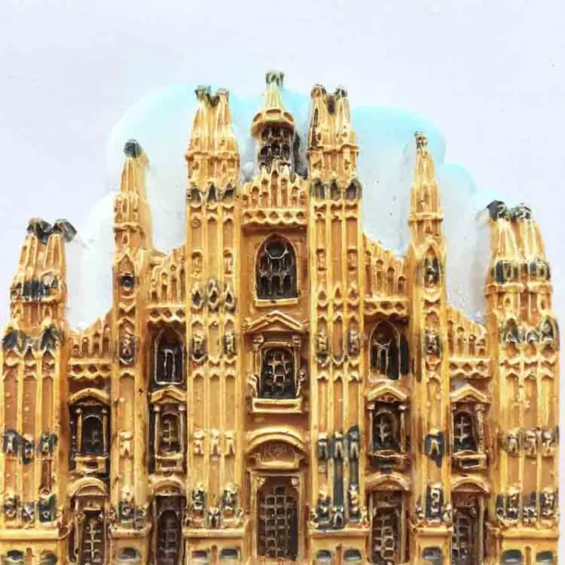 BABELEMI 3D Италия Милан магнит на холодильник сувенир Duomo Milano Смола холодильник магнитная наклейка кухонные украшения Аксессуары